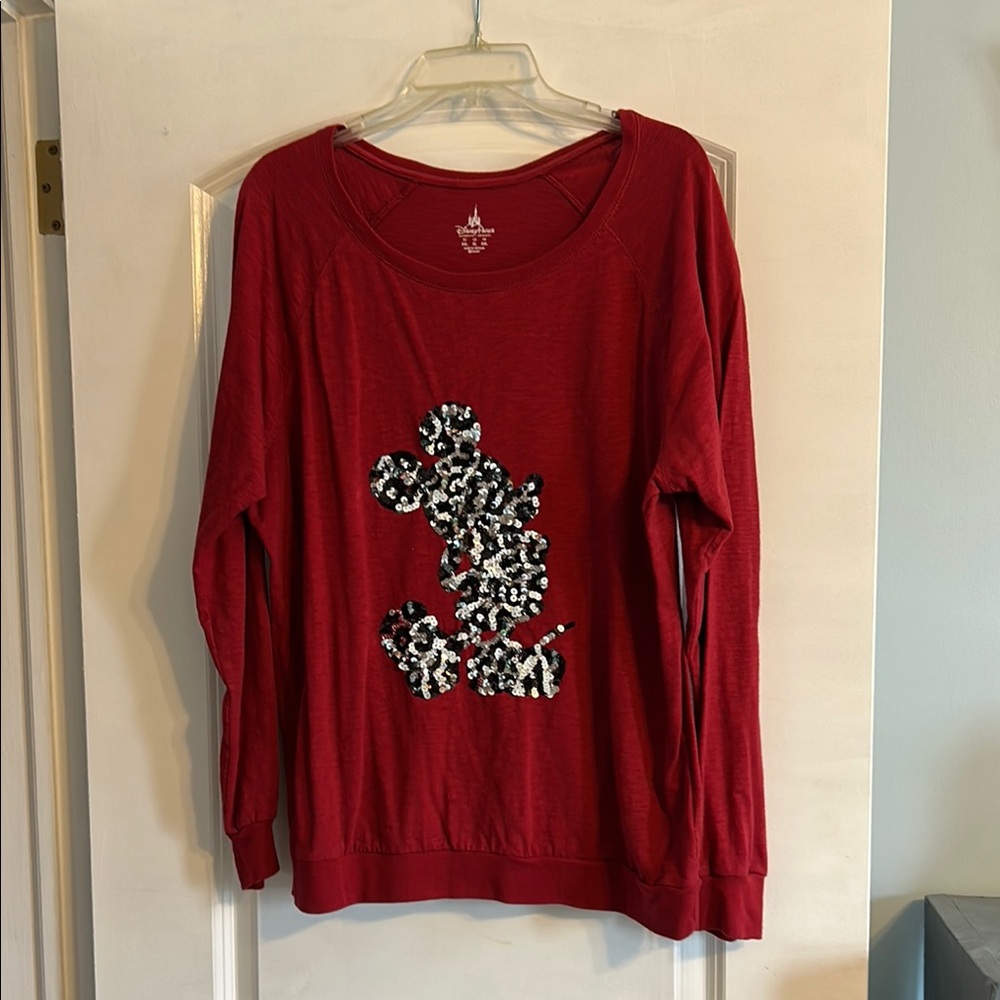 Disney long sleeve sequined Top